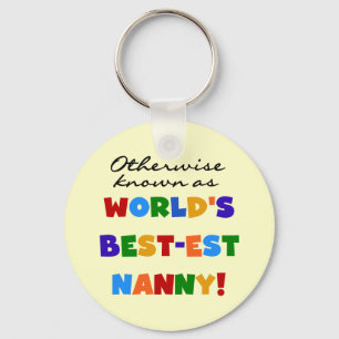Anders Bekend als best-est nanny Gifts Sleutelhanger