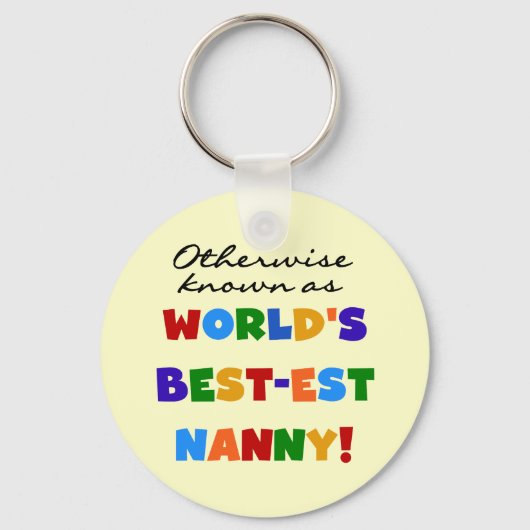 Anders Bekend als best-est nanny Gifts Sleutelhanger (Voorkant)