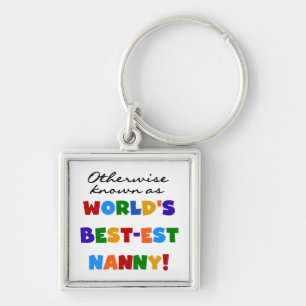 Anders Bekend als best-est nanny Gifts Sleutelhanger