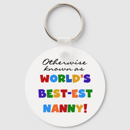 Anders Bekend als best-est nanny Gifts Sleutelhanger (Voorkant)