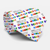 Anders Bekend als best-est nanny Gifts Stropdas (Opgerold)