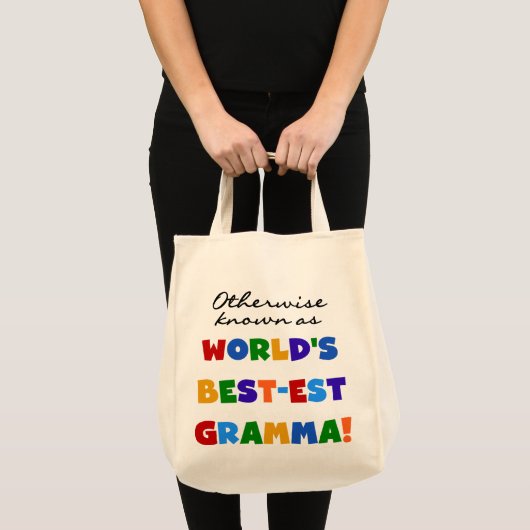 Anders Bekend als best-st Gramma T-shirts Tote Bag (Voorkant (product))