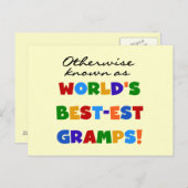 Anders Bekend als Beste Gramps Briefkaart (Voorkant / Achterkant)