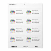 Anders Bekend als Beste Gramps Etiket (Full Sheet)