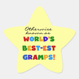 Anders Bekend als Beste Gramps Ster Sticker