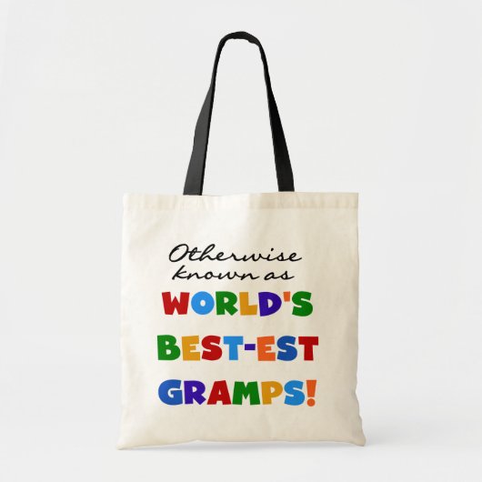 Anders Bekend als Beste Gramps Tote Bag (Voorkant)