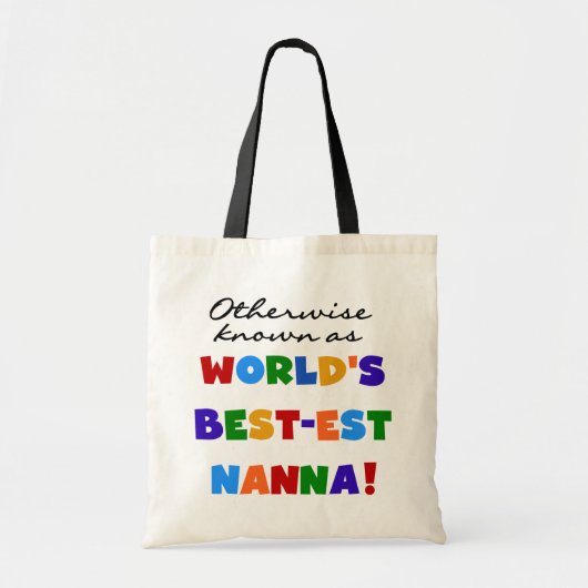 Anders Bekend als Beste Nanna Gifts Tote Bag (Voorkant)