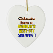 Anders bekend als 's werelds beste gegevensanalist keramisch ornament (Rechts)