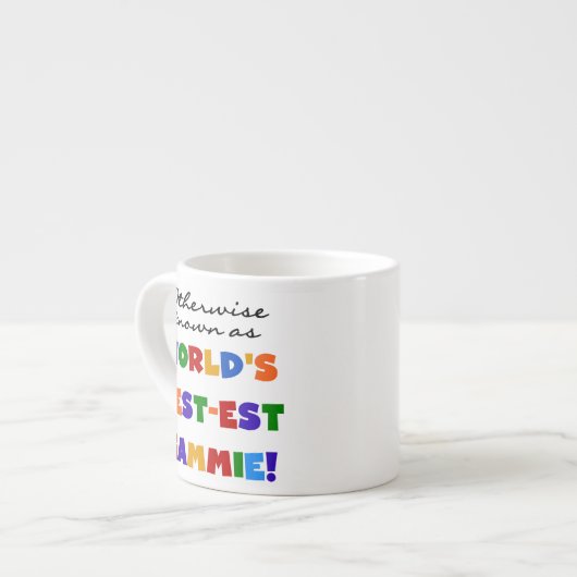 Anders bekende beste gammie geschenken espresso kop (Voorkant links)