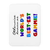 Anders bekende beste gammie geschenken magneet (Verticaal)