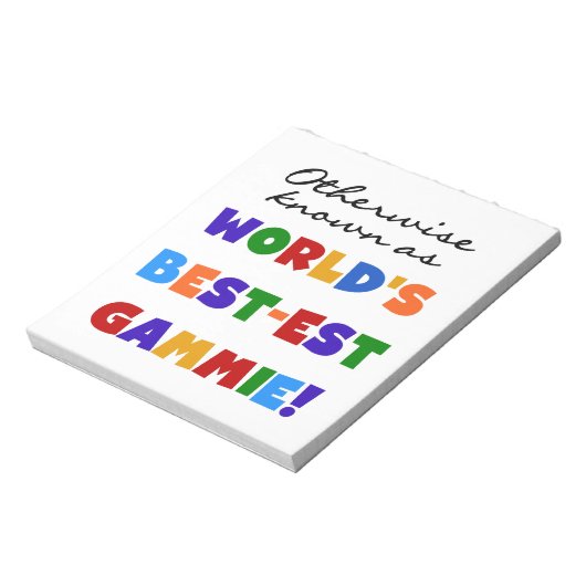 Anders bekende beste gammie geschenken notitieblok (Gedraaid)