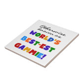 Anders bekende beste gammie geschenken tegeltje (Zijkant)