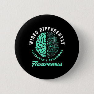 Anders dan het syndroom van Tourette Ronde Button 5,7 Cm