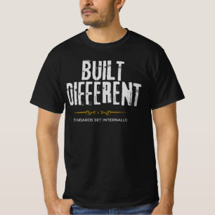 Anders Gebouwd – Elegante Motivatie & Leiderschap T-shirt