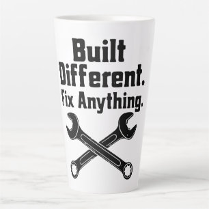 Anders Gebouwd Elke Moersleutel Reparatie Mechanic Latte Mok
