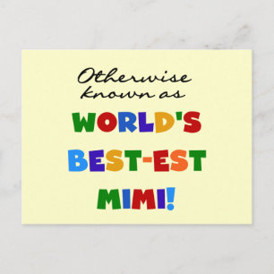 Anders Gekend als best-est-Beste Mimi Giften Briefkaart
