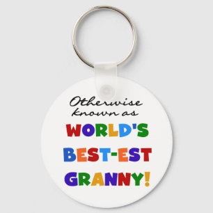 Anders gekend als best-est Granny Gifts Sleutelhanger