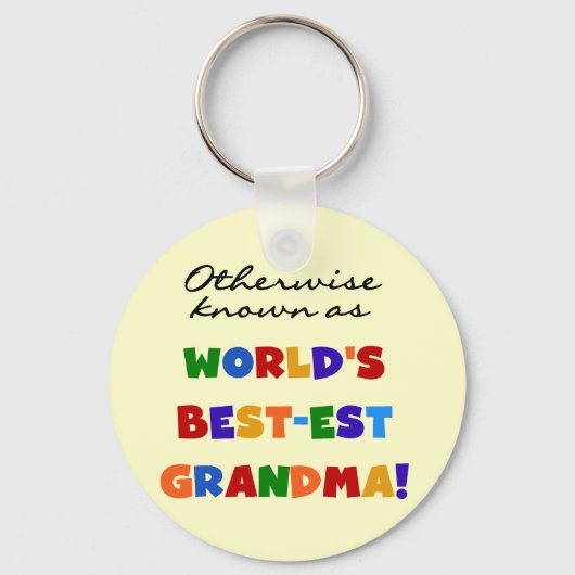 Anders gekend als best mogelijke oma-cadeaus sleutelhanger (Voorkant)