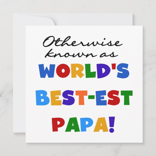 Anders gekend beste papieren overhemden en cadeaus (Voorkant)