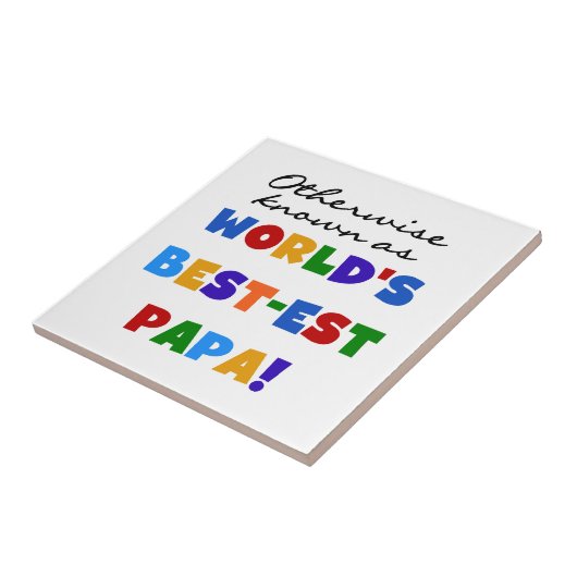 Anders gekend beste papieren overhemden en cadeaus tegeltje (Zijkant)