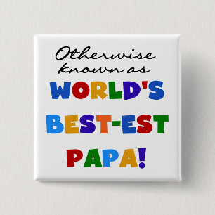 Anders gekend beste papieren overhemden en cadeaus vierkante button 5,1 cm