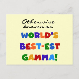 Anders Genoemd geworden Giften van de Gamma's van Briefkaart