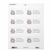 Anders Genoemd geworden Giften van de Gamma's van Etiket (Full Sheet)