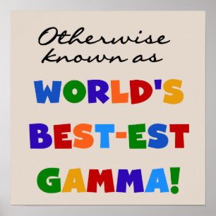 Anders Genoemd geworden Giften van de Gamma's van Poster