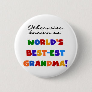 Anders Genoemd geworden Giften van de Oma van het Ronde Button 5,7 Cm