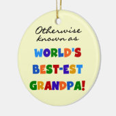 Anders Genoemd geworden Giften van de Opa van het Keramisch Ornament (Links)