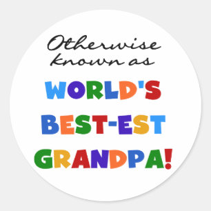 Anders Genoemd geworden Giften van de Opa van het Ronde Sticker