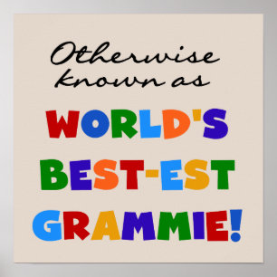 Anders Genoemd geworden Giften van Grammie van het Poster