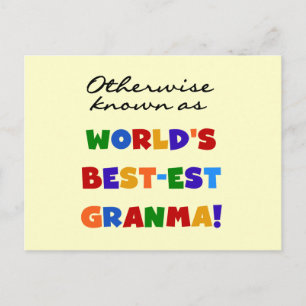 Anders Genoemd geworden Giften van Granma van het Briefkaart