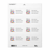 Anders Genoemd geworden Giften van Granma van het Etiket (Full Sheet)