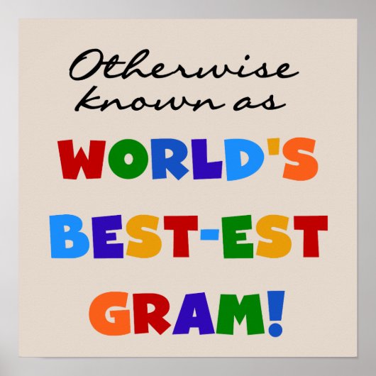 Anders Genoemd geworden Giften van het Gram van Poster (Voorkant)