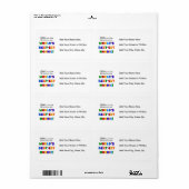 Anders Genoemd geworden Giften van Nonnie van het Etiket (Full Sheet)