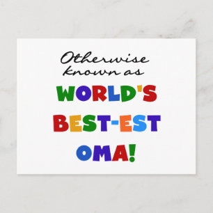 Anders Genoemd geworden T-shirts en Giften van Oma Briefkaart