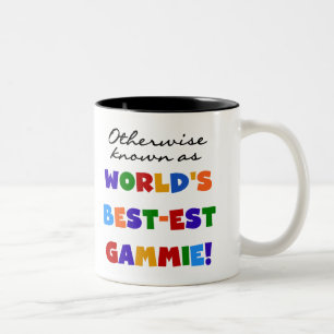 Anders Genoemd geworden T-shirts van Gammie van Tweekleurige Koffiemok