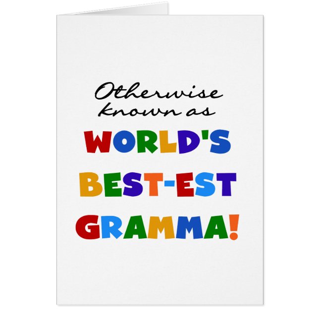 Anders Genoemd geworden T-shirts van Gramma van (Voorkant)