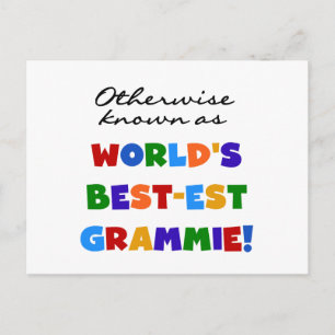 Anders Genoemd geworden T-shirts van Grammie van Briefkaart