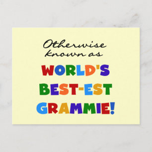 Anders Genoemd geworden T-shirts van Grammie van Briefkaart