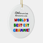 Anders Genoemd geworden T-shirts van Grammie van Keramisch Ornament (Rechts)