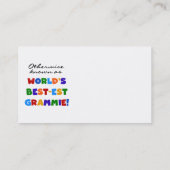 Anders Genoemd geworden T-shirts van Grammie van Visitekaartje (Achterkant)