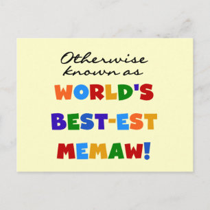 Anders Genoemd geworden T-shirts van Memaw van het Briefkaart