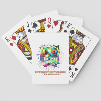 Anders is niet gebroken, het is briljant - Neurodi Pokerkaarten
