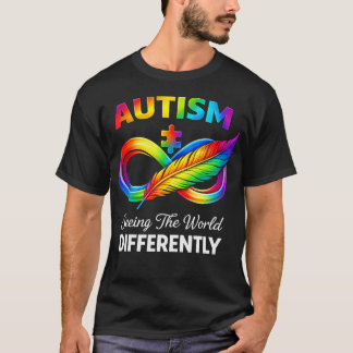 Anders naar de wereld kijken Autisme bewustzijn T-shirt
