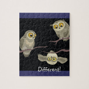 Anders! Ondersteboven Owl!~puzzel Legpuzzel