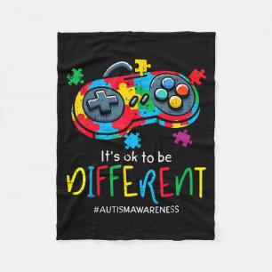 Anders zijn gamecontroller autisme mannen jongen fleece deken