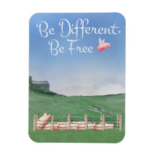 Anders zijn, vrij zijn magneet