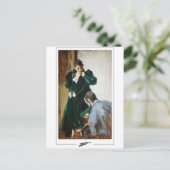 Anders Zorn #231 - Carte postale d'art fin (Debout devant)